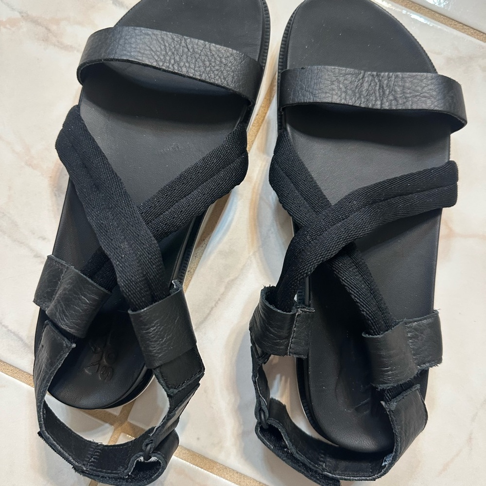 Sorel Women’s Black Strappy Sandals